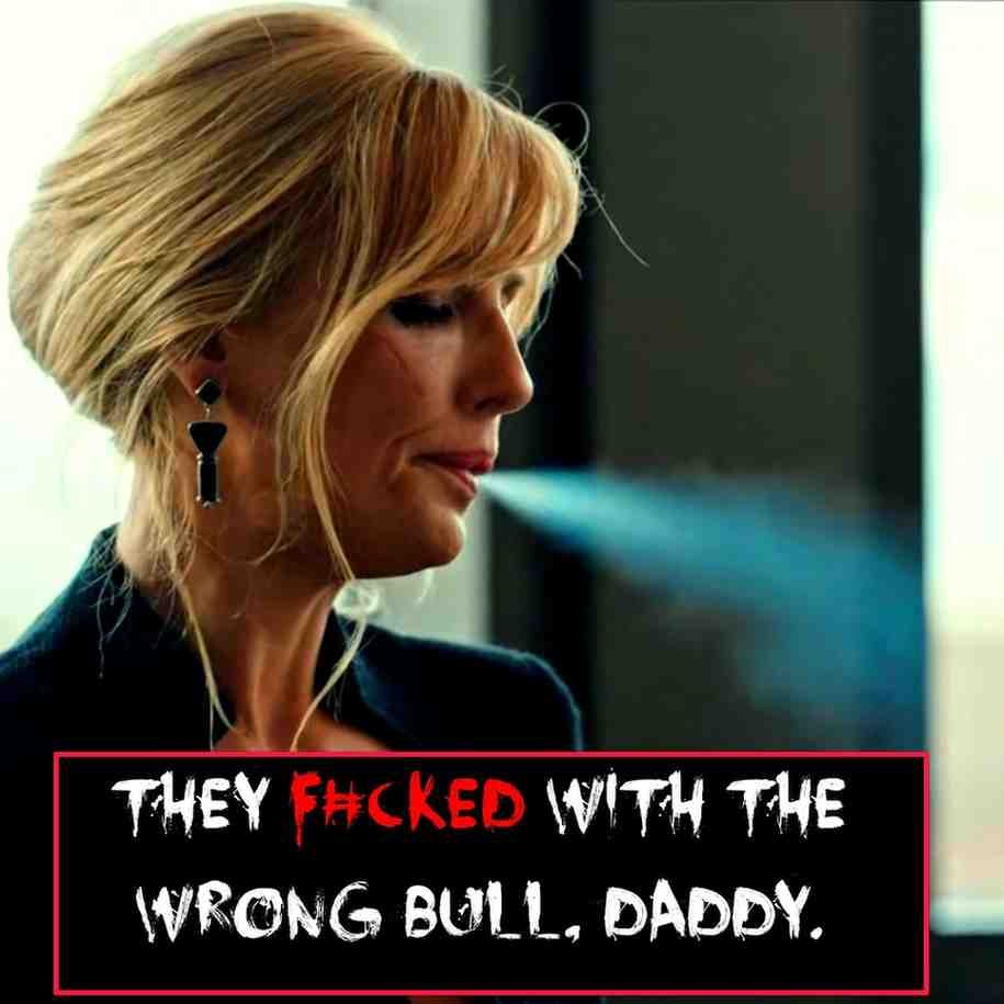 Beth Dutton speaks to her father 